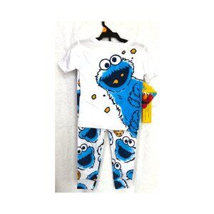 PAJAMAS, 4T, SESAME STREET, Cookie Monster,  NWT